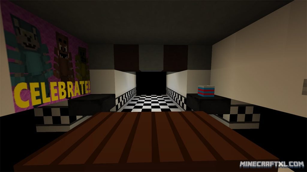 Five Nights at Freddy s 2 Map Download for Minecraft 1.8