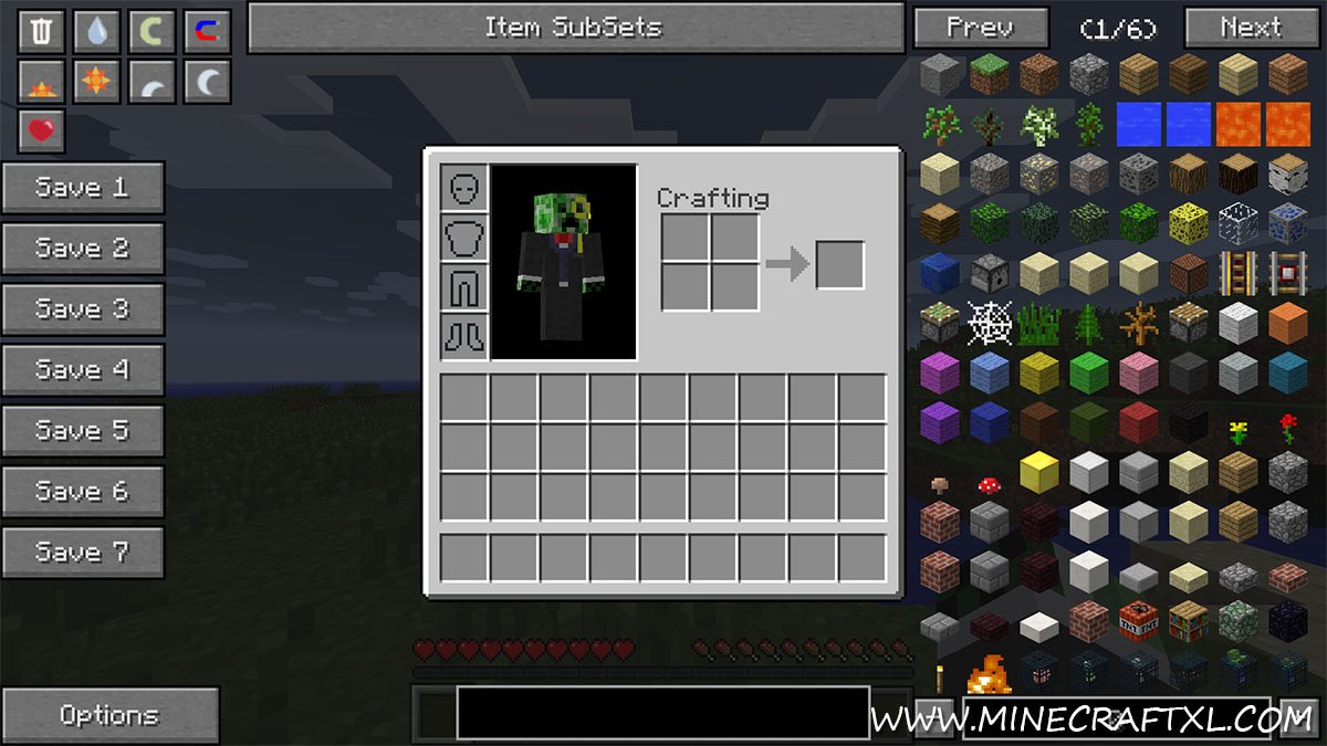 how to get the mod not enough items to work in 1.7.10